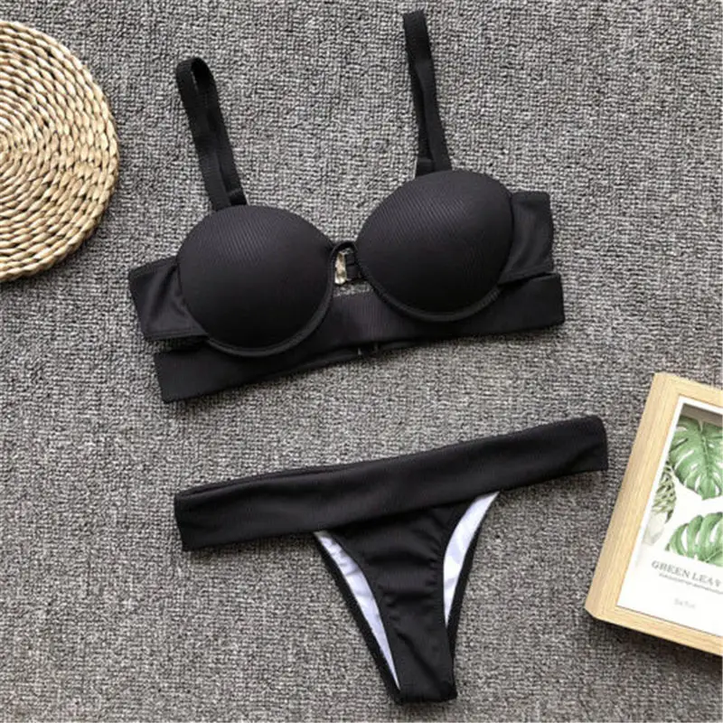 Bra & Brief Sets Sexy lingerie Women female Underwear Bikini Set Wrapped Swimsuit Push Up swimwear women 2019 Dropshipping
Bra & Brief Sets Sexy lingerie Women female Underwear Bikini Set Wrapped Swimsuit Push Up swimwear women 2019 Dropshipping