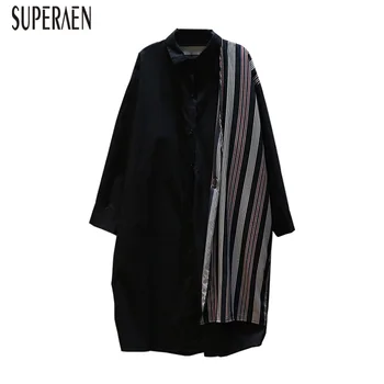 SuperAen 2019 Spring New Korean Style Women Shirt Wild Casual Cotton Blouses Female Cardigan Printed Long Sleeve Women Clothing
SuperAen 2019 Spring New Korean Style Women Shirt Wild Casual Cotton Blouses Female Cardigan Printed Long Sleeve Women Clothing