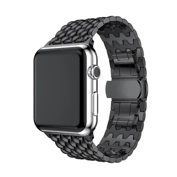 Suit for iWatch Series 1 2 3 4 5 Stainless Steel Dragon Scale Apple Watch Band 38mm 40mm 42mm 44mm Metal Apple Watch Bracelet
Suit for iWatch Series 1 2 3 4 5 Stainless Steel Dragon Scale Apple Watch Band 38mm 40mm 42mm 44mm Metal Apple Watch Bracelet