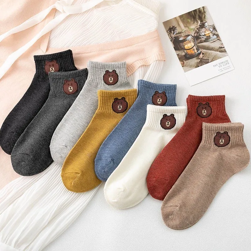 Little Bear Funny Socks Animal Print Streetwear Calcetines Mujer Ankle Socks Calcetines Divertidos Fashion Socks Collant Femme
Little Bear Funny Socks Animal Print Streetwear Calcetines Mujer Ankle Socks Calcetines Divertidos Fashion Socks Collant Femme