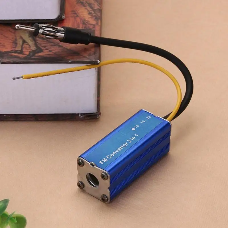 Universal 12V 3 in 1 Car Frequency Antenna Radio FM Band Expander Car Auto Stereo Antenna FM Radio Band Frequency Converter
Universal 12V 3 in 1 Car Frequency Antenna Radio FM Band Expander Car Auto Stereo Antenna FM Radio Band Frequency Converter