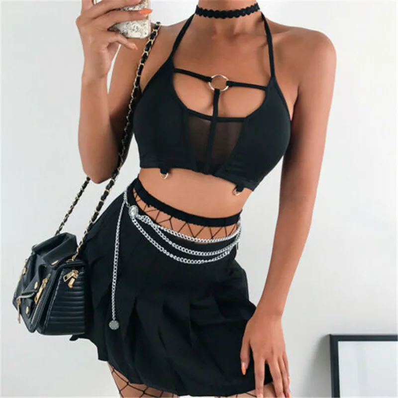 Sexy Summer Women Bustier Crop Top Vest Tube Tank Tops Black Cross Bandage Lacing Up Tanks Ladies Halter Camisole S M L Clothes
Sexy Summer Women Bustier Crop Top Vest Tube Tank Tops Black Cross Bandage Lacing Up Tanks Ladies Halter Camisole S M L Clothes