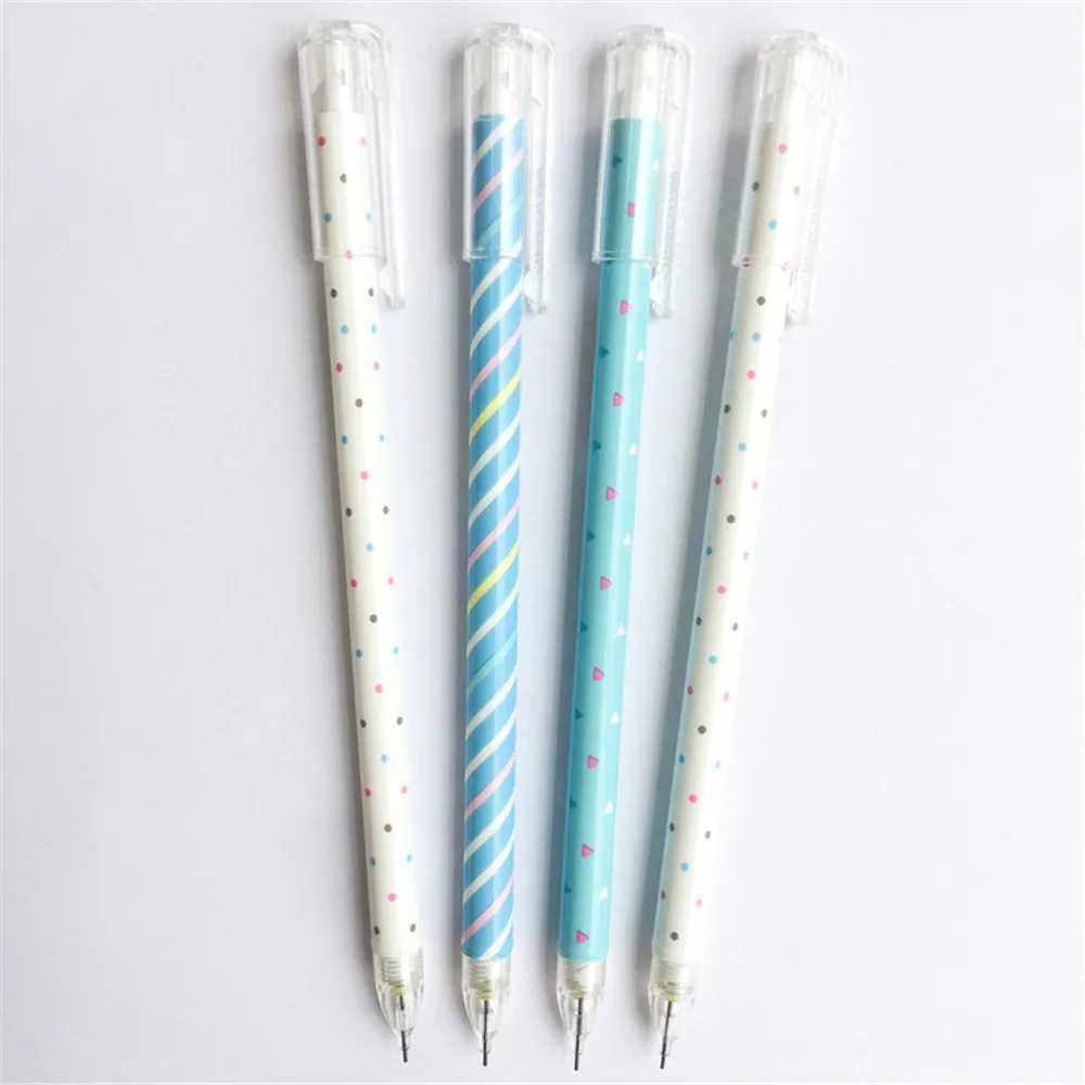 2pcs 0.5mm Colorful Dot Stripe Mechanical Pencil Plastic Automatic Pencils Kawaii School Stationery Office Writing Supplies
2pcs 0.5mm Colorful Dot Stripe Mechanical Pencil Plastic Automatic Pencils Kawaii School Stationery Office Writing Supplies