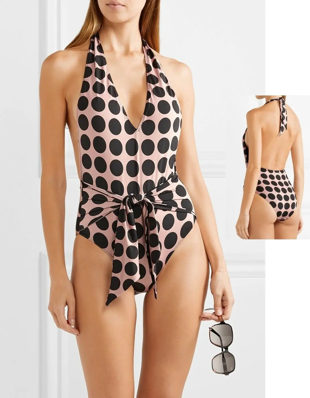 Hirigin Summer Women's Push Up Padded Swimming Bathing Suits Polka Dot Swimsuit One Piece Swimwear Sets
Hirigin Summer Women's Push Up Padded Swimming Bathing Suits Polka Dot Swimsuit One Piece Swimwear Sets