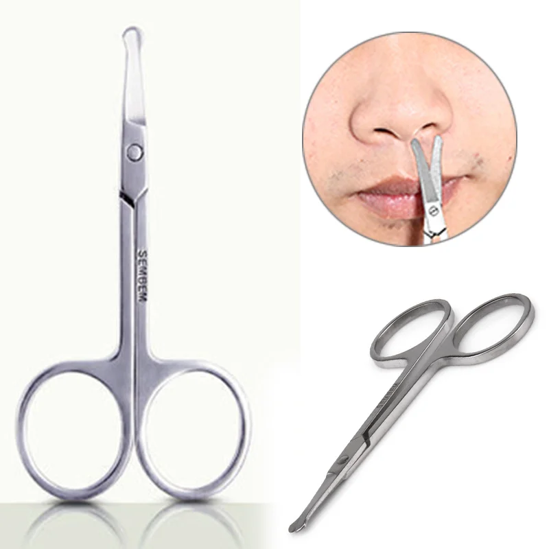 Mayitr 100% New 1pc 3.5" Stainless Steel Mini Portable Curved Mustache Nose Ear Hair Remover Scissor Trimmer Safety Tips
Mayitr 100% New 1pc 3.5" Stainless Steel Mini Portable Curved Mustache Nose Ear Hair Remover Scissor Trimmer Safety Tips