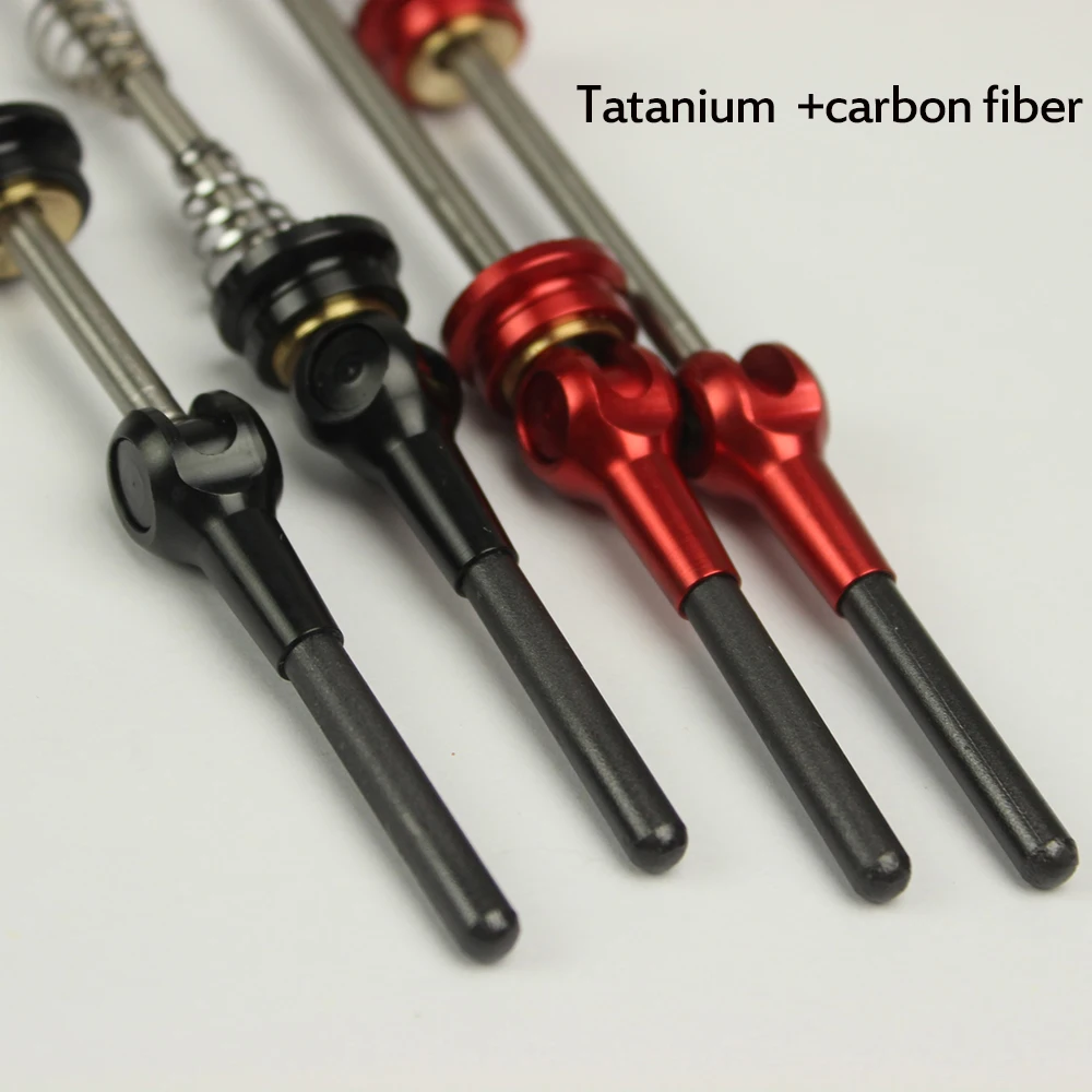 Ultralight 1 Pair Titanium Bicycle Skewers Quick Release For MTB Mountain Bike Or Road Bike Spoke
Ultralight 1 Pair Titanium Bicycle Skewers Quick Release For MTB Mountain Bike Or Road Bike Spoke