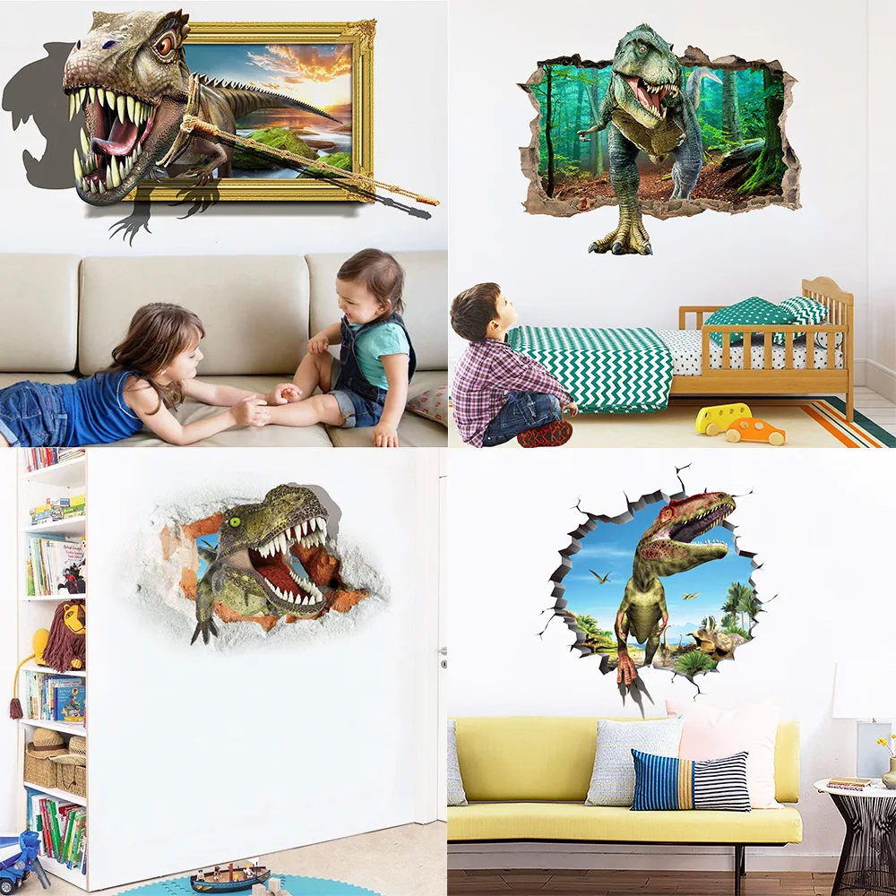 Wall stickers 3D decorative paintings dinosaur bedroom living room decoration home murals waterproof environmental protection
Wall stickers 3D decorative paintings dinosaur bedroom living room decoration home murals waterproof environmental protection