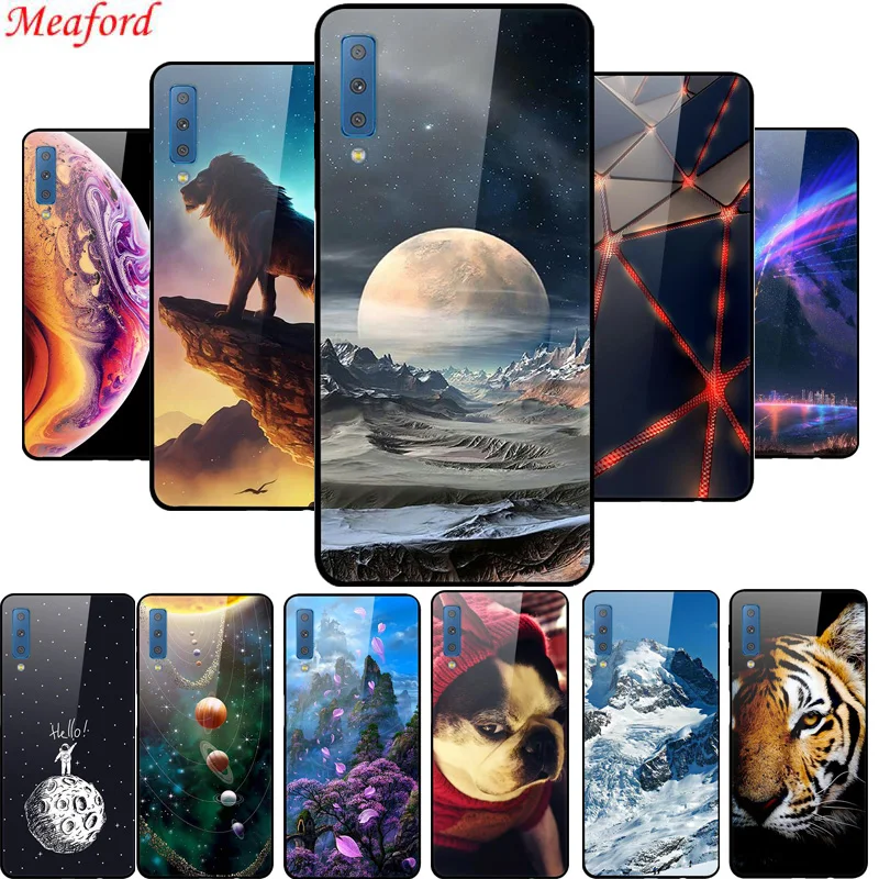 Luxury Glass Case For Samsung A7 2018 Case 6.0" fashion Hard PC Back Cover For Samsung Galaxy A7 2018 A750 case TPU frame funda
Luxury Glass Case For Samsung A7 2018 Case 6.0" fashion Hard PC Back Cover For Samsung Galaxy A7 2018 A750 case TPU frame funda