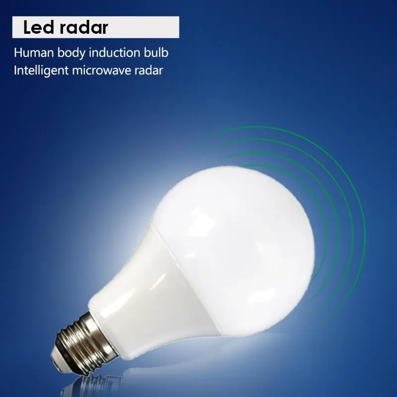 LED E27 Motion Radar Sensor Smart Lamp Bulb Porch Bedroom SMD 2835 LED Sensor Light
LED E27 Motion Radar Sensor Smart Lamp Bulb Porch Bedroom SMD 2835 LED Sensor Light
