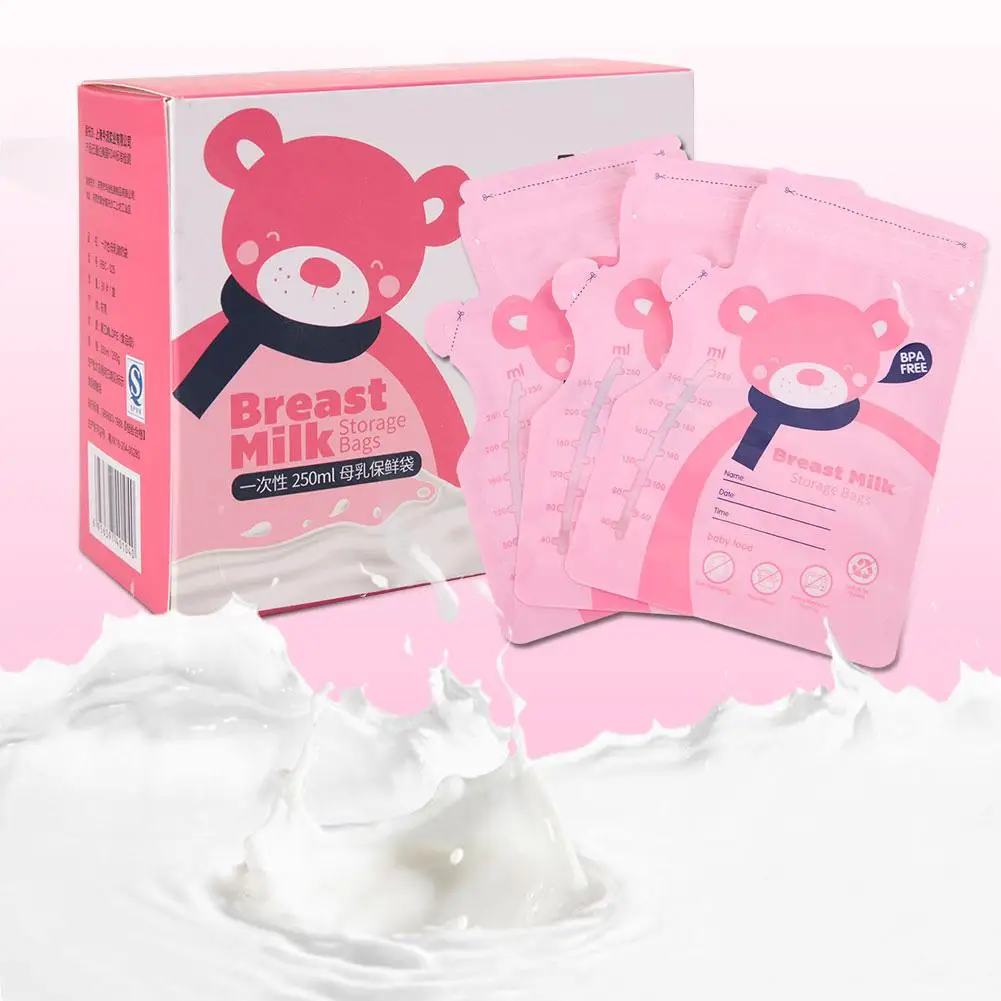 30PCS 250ML Mother Milk Baby Food Breast Milk Storage Bag Disposable Breast-milk Sealed Bag Baby Food BPA Free Baby Safe Feeding
30PCS 250ML Mother Milk Baby Food Breast Milk Storage Bag Disposable Breast-milk Sealed Bag Baby Food BPA Free Baby Safe Feeding