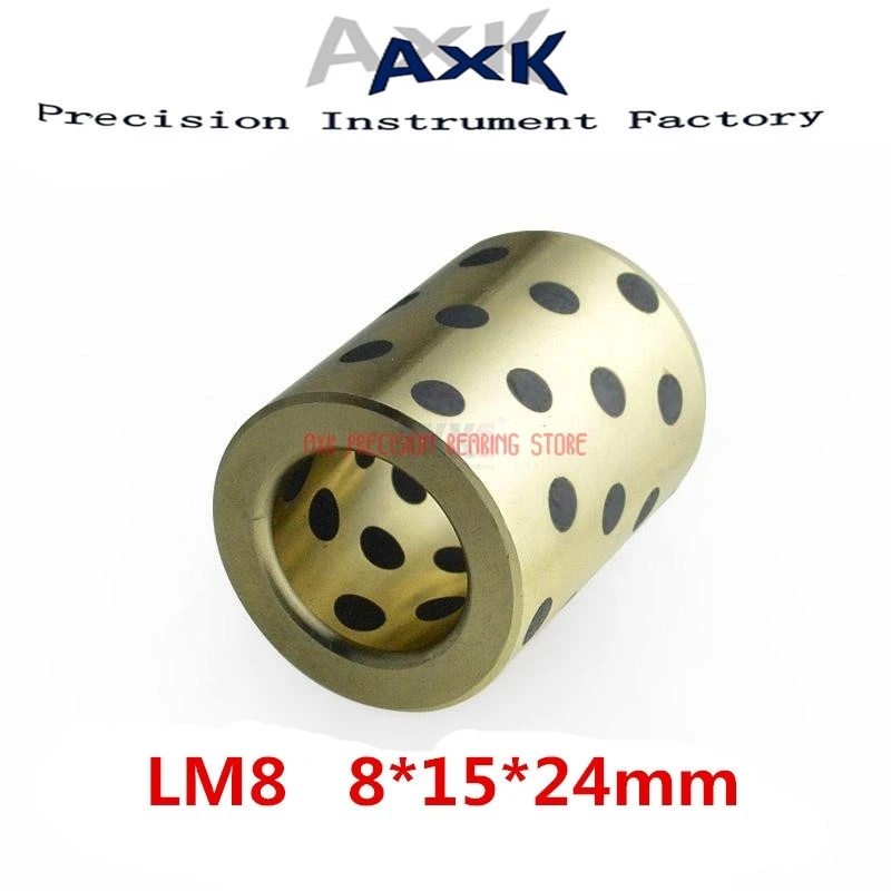 2019 Rolamentos 4pcs 8x15x24 Mm Linear Graphite Copper Set Bearing Bushing Oil Self-lubricating Jdb Free Shipping Lm8uu Lm8 8mm
2019 Rolamentos 4pcs 8x15x24 Mm Linear Graphite Copper Set Bearing Bushing Oil Self-lubricating Jdb Free Shipping Lm8uu Lm8 8mm