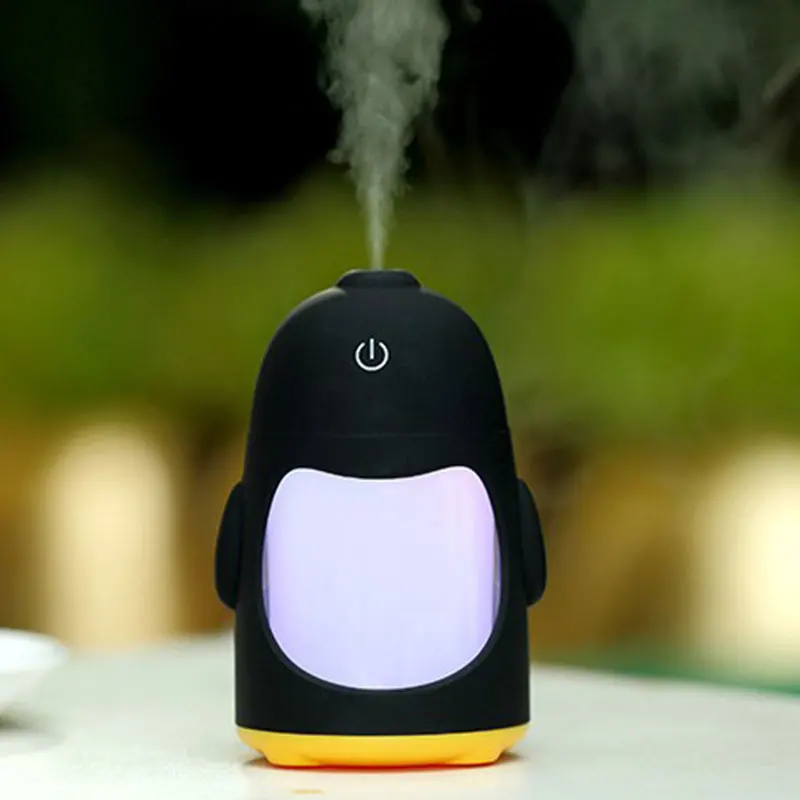 USB Penguin Air Humidifier with LED Light Ultrasonic Essential Oil Diffuser Mist Maker 5V For Home Car Office Desktop Decor Gift
USB Penguin Air Humidifier with LED Light Ultrasonic Essential Oil Diffuser Mist Maker 5V For Home Car Office Desktop Decor Gift