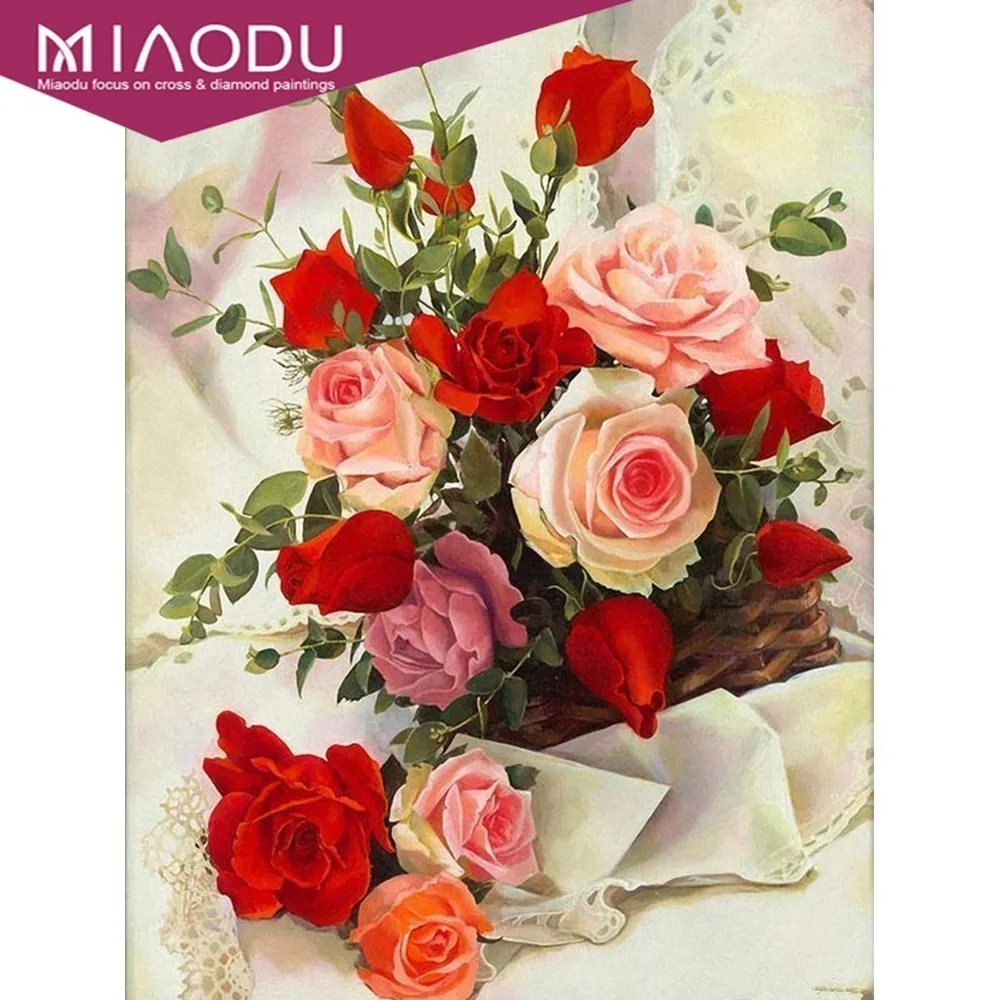 Miaodu Full Square New Arrival Drill Mosaic Diamond Embroidery Rose 5D DIY Diamond Painting Flowers Garden Decoration
Miaodu Full Square New Arrival Drill Mosaic Diamond Embroidery Rose 5D DIY Diamond Painting Flowers Garden Decoration