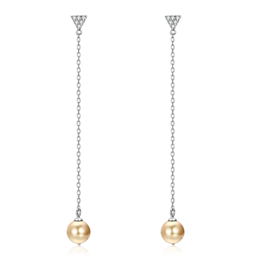 wholesale pure 925 Sterling Silver slender tassel geometric Pearl ball pendant Earring drop long earrings for women
wholesale pure 925 Sterling Silver slender tassel geometric Pearl ball pendant Earring drop long earrings for women