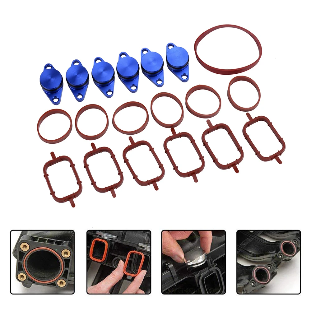 6 X 22MM Diesel Swirl Flap Blanks Repair Kit with Manifold Gaskets for BMW Swirl Flap Bung Intake Manifold Gaskets Set
6 X 22MM Diesel Swirl Flap Blanks Repair Kit with Manifold Gaskets for BMW Swirl Flap Bung Intake Manifold Gaskets Set