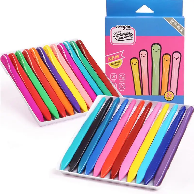 Creative Painting Crayons Children's 24 Color Triangle Plastic Crayons Safe Non-Toxic Food Grade Material Crayons
Creative Painting Crayons Children's 24 Color Triangle Plastic Crayons Safe Non-Toxic Food Grade Material Crayons