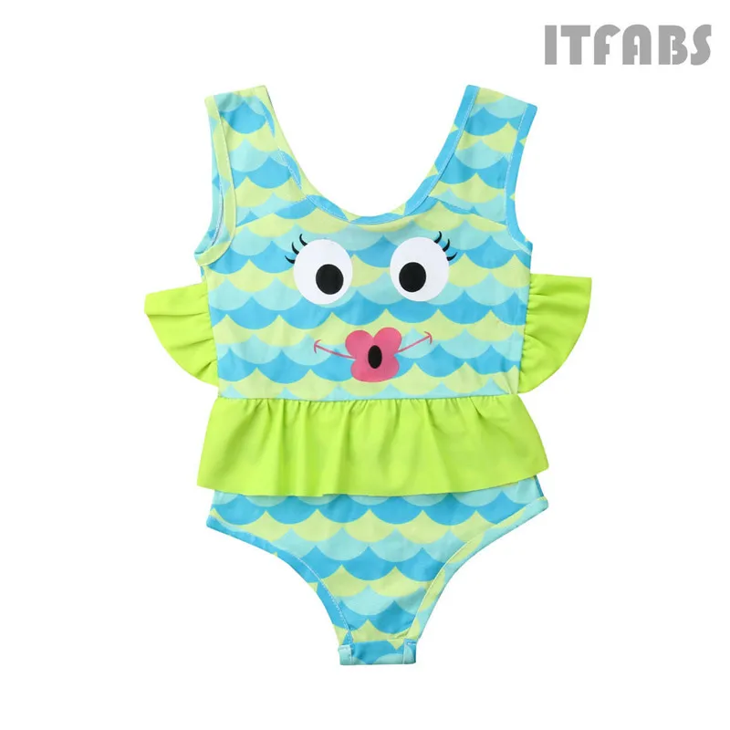 Toddler Tankini Swimwear Cartoon Print One-Piece Suits Ruffles Swimwear Baby girl Swimming Costume Kid Bathing Suit
Toddler Tankini Swimwear Cartoon Print One-Piece Suits Ruffles Swimwear Baby girl Swimming Costume Kid Bathing Suit