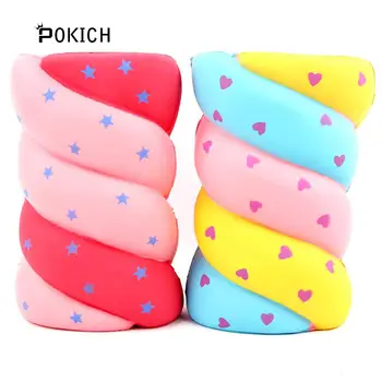 Pokich Jumbo Squishy Cotton Candy Rainbow Marshmallow Slow Rising Squeezable Toy Stress Relief Squeeze Gadgets
Pokich Jumbo Squishy Cotton Candy Rainbow Marshmallow Slow Rising Squeezable Toy Stress Relief Squeeze Gadgets