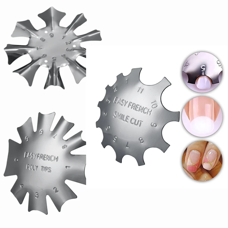 3/1Pcs Nail Cutter Stencil Easy French Line Edge Nail Trimmer Manicure Nail Art Design Plate Nail Art Styling Tool 3 Style
3/1Pcs Nail Cutter Stencil Easy French Line Edge Nail Trimmer Manicure Nail Art Design Plate Nail Art Styling Tool 3 Style