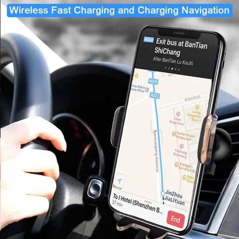 VODOOL Automatic 360 Degree Rotation Smart Phone Wireless Charging Charger Car Phone Bracket for Xiaomi Apple Samsung SmartPhone
VODOOL Automatic 360 Degree Rotation Smart Phone Wireless Charging Charger Car Phone Bracket for Xiaomi Apple Samsung SmartPhone