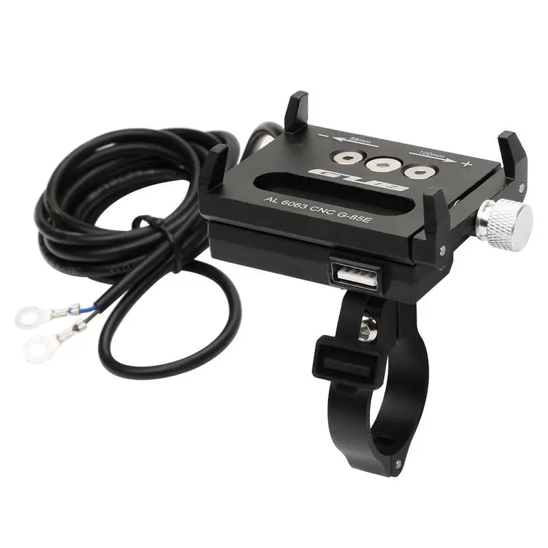 Universal Bicycle Handlebar Phone Mount Adjustable Motorcycle Mobile Phone Holder with Charger for 4-6.7 Inch Mobile Phone
Universal Bicycle Handlebar Phone Mount Adjustable Motorcycle Mobile Phone Holder with Charger for 4-6.7 Inch Mobile Phone
