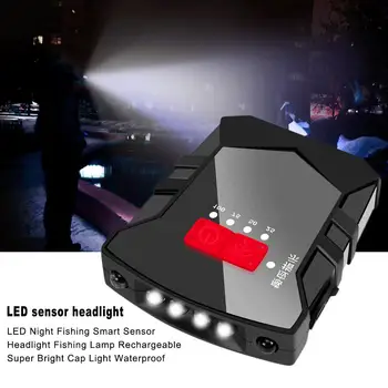 LED Front View Night Fishing Smart Sensor Fishing Light USB Rechargeable Super Bright Waterproof Charging Light Clip Cap Light
LED Front View Night Fishing Smart Sensor Fishing Light USB Rechargeable Super Bright Waterproof Charging Light Clip Cap Light