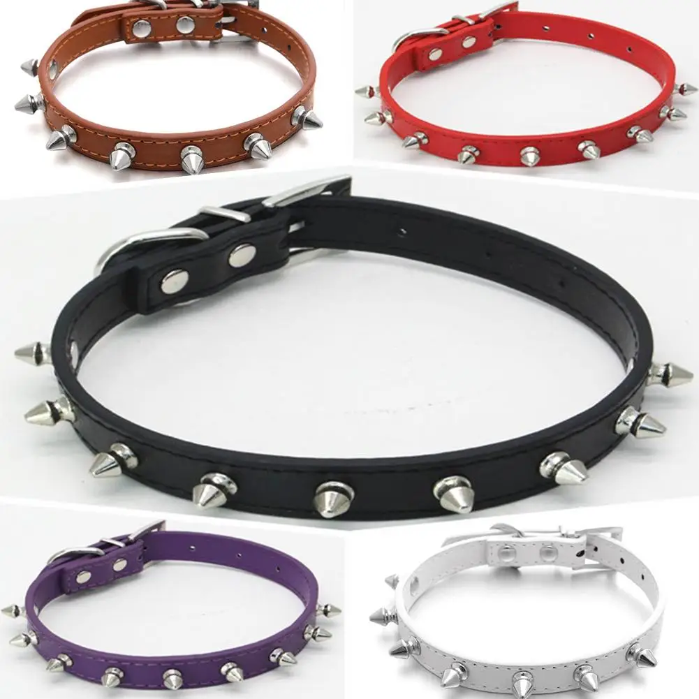 TINGHAO Fashion Rivet Spiked Studded Faux Leather Adjustable Pet Puppy Cat Dog Collars Pet Products
TINGHAO Fashion Rivet Spiked Studded Faux Leather Adjustable Pet Puppy Cat Dog Collars Pet Products