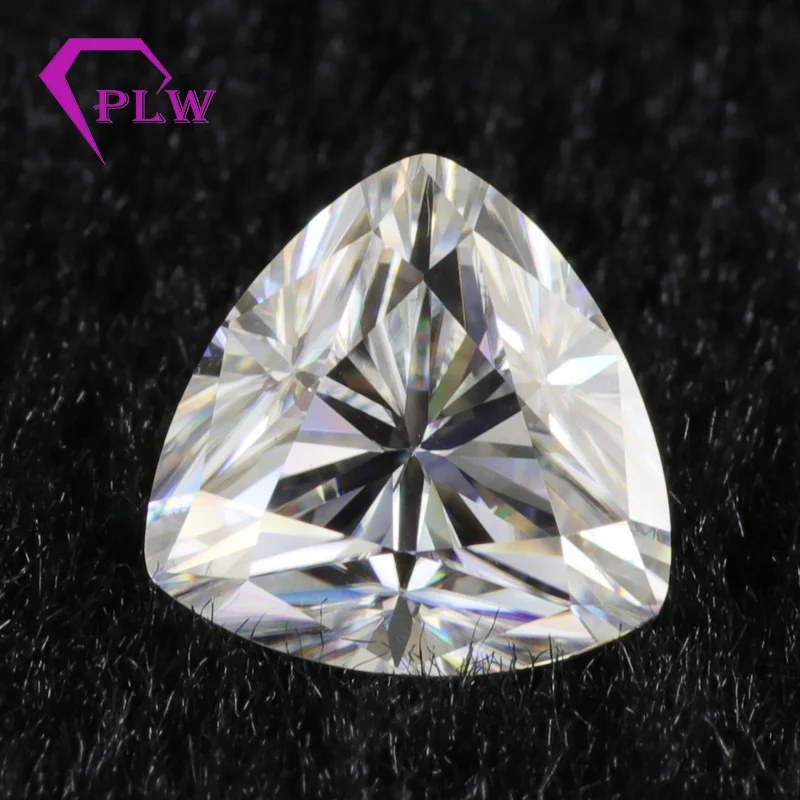 Цена по прейскуранту завода 0 3 карат 4 мм D Цвет триллион moissanite Тест Положительный