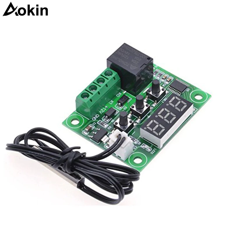 W1209 DC 12V heat cool temp thermostat temperature control switch temperature controller thermometer thermo controller
W1209 DC 12V heat cool temp thermostat temperature control switch temperature controller thermometer thermo controller