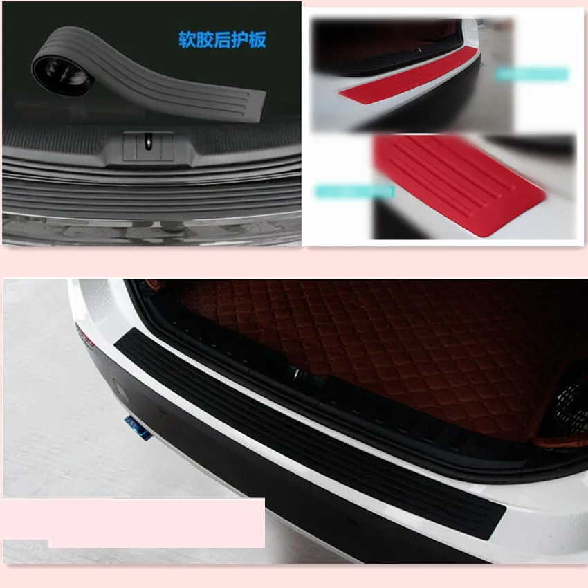 

Car rear bumper protection rubber stickers for Mazda 3 6 CX-5 323 5 CX5 2 626 MX5 For Skoda Octavia A5 A7 2 1 Rapid Fabia 1 2 Su