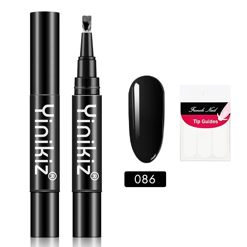 Yinikiz 1pcs One Step Gel Nail Polish Pen & 1pcs French Tip Set Nail Gel Varnish Semi-permanent One Step Lacquer Glue Pen
Yinikiz 1pcs One Step Gel Nail Polish Pen & 1pcs French Tip Set Nail Gel Varnish Semi-permanent One Step Lacquer Glue Pen