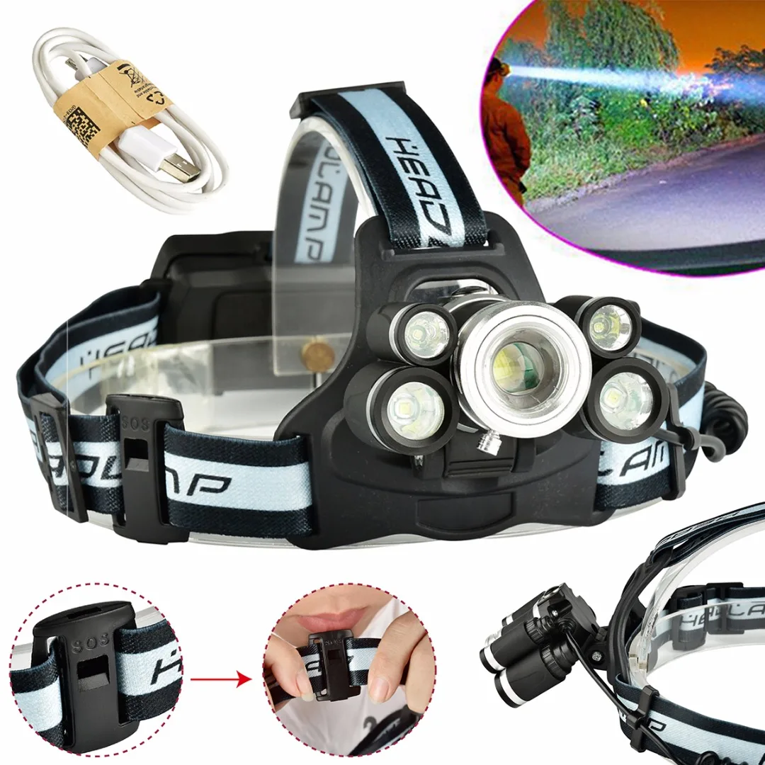 Rechargeable Super Bright XML+T6-2409-B LED 18650 Headlamp Zooming Headlight Newest
Rechargeable Super Bright XML+T6-2409-B LED 18650 Headlamp Zooming Headlight Newest