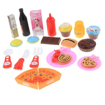 24pcs Simulation Miniature Food Pizza Dessert Pretend Play Role Playing Game Educational Toys Gift for Children Kids Toddler
24pcs Simulation Miniature Food Pizza Dessert Pretend Play Role Playing Game Educational Toys Gift for Children Kids Toddler