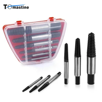 6Pcs/set Steel Broken Speed Out Damaged Screw Extractor Drill Bit Guide Set Broken Bolt Remover Easy Out Screw Extractor
6Pcs/set Steel Broken Speed Out Damaged Screw Extractor Drill Bit Guide Set Broken Bolt Remover Easy Out Screw Extractor