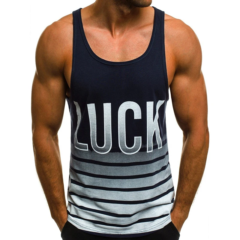 Vest 2019 summer new words men's mother print striped round neck sleeveless vest men's cotton sweat-absorbent breathable vest
Vest 2019 summer new words men's mother print striped round neck sleeveless vest men's cotton sweat-absorbent breathable vest