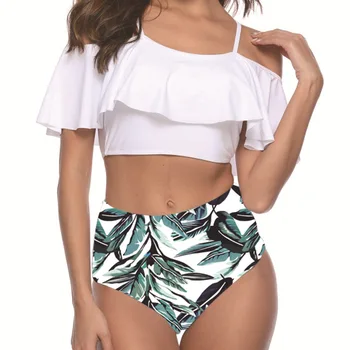 2019 New Style Swimsuit Female European And American Multi-Color Ruffle Trim Split Bikini 2XL XL plus size
2019 New Style Swimsuit Female European And American Multi-Color Ruffle Trim Split Bikini 2XL XL plus size