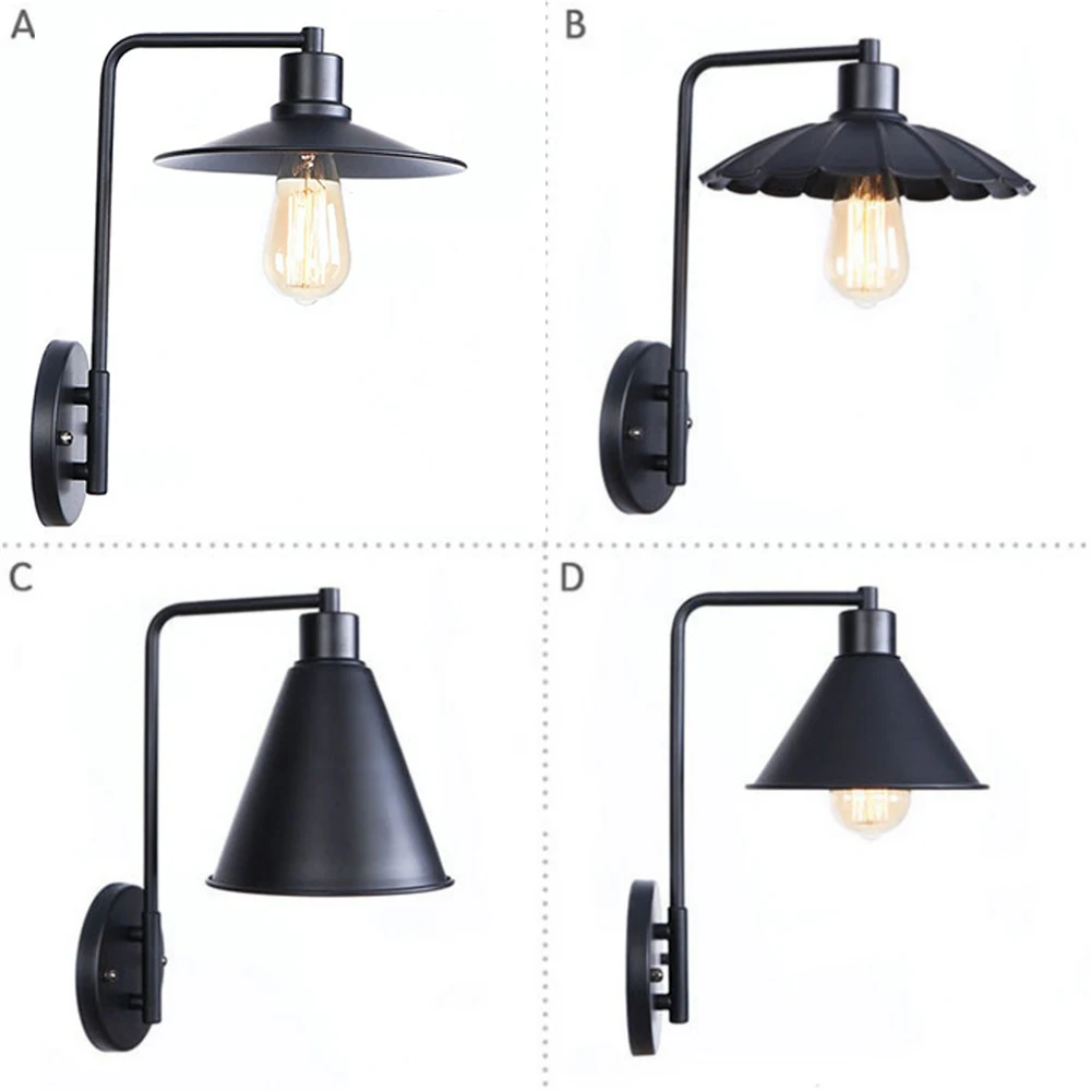 Modern Industrial Wall Sconce Industrial Brushed Dark Black Wall Lights Long Arm Pole Metal Shade Wall Mount Lamp Home Fixtures
Modern Industrial Wall Sconce Industrial Brushed Dark Black Wall Lights Long Arm Pole Metal Shade Wall Mount Lamp Home Fixtures