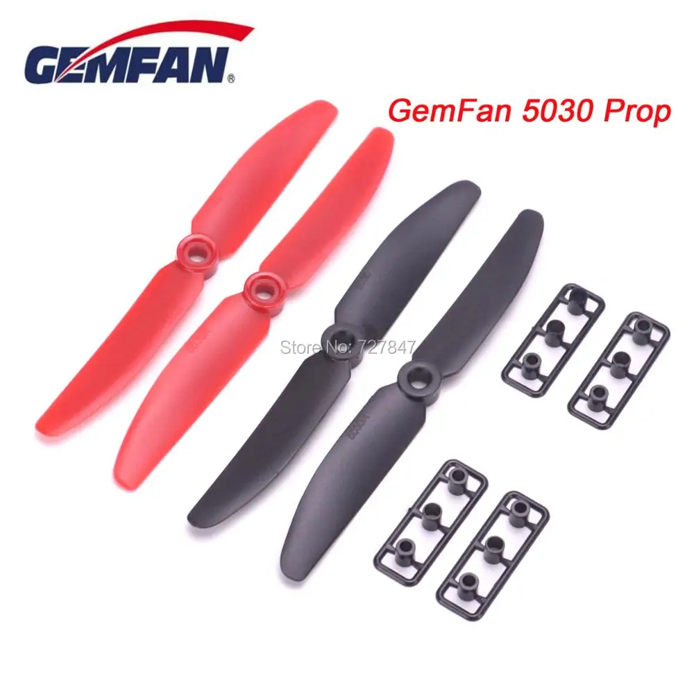 8Pairs / 16pcs Original GemFan 5030 5X3 5 inch Multirotor CW CCW Propeller For RC Quadcopter QAV250 Quadcopter
8Pairs / 16pcs Original GemFan 5030 5X3 5 inch Multirotor CW CCW Propeller For RC Quadcopter QAV250 Quadcopter