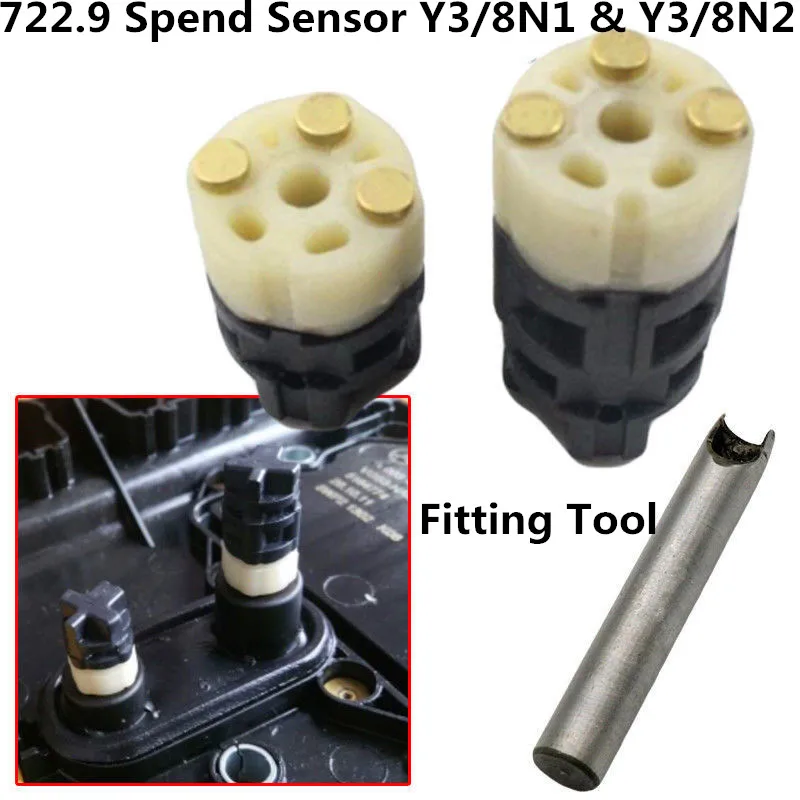 HIGH QUALITY Tested Transmission Shift Solenoid Valve 722.9 Sensor Y3/8n1 & Y3/8n2 for Mercedes Benz 7G with a fitting Tool
HIGH QUALITY Tested Transmission Shift Solenoid Valve 722.9 Sensor Y3/8n1 & Y3/8n2 for Mercedes Benz 7G with a fitting Tool