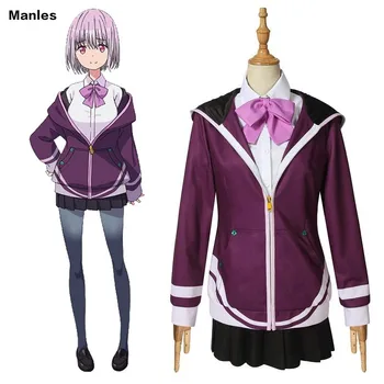 SSSS.GRIDMAN Anime Costume Shinjo Akane Cosplay Uniform Skirt Women Custom Made Halloween Carnival Christmas Purple Coat Dress
SSSS.GRIDMAN Anime Costume Shinjo Akane Cosplay Uniform Skirt Women Custom Made Halloween Carnival Christmas Purple Coat Dress