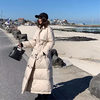 Winter Outdoor Trekking High Quality White Duck Down Both Row Buckle Suit Lead Jackets Woman Long Fund Thickening Loose Coat
Winter Outdoor Trekking High Quality White Duck Down Both Row Buckle Suit Lead Jackets Woman Long Fund Thickening Loose Coat
