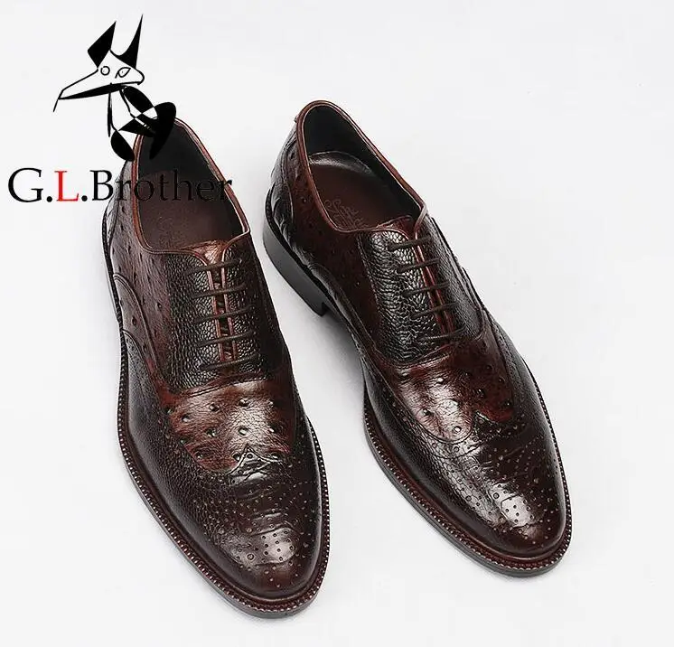 Carved Brogue Dress Shoes Men Lace Up Mix Colour Pleated Genuine Leather Moccasins Patchwork Breathable Groom Smart Casual Shoes
Carved Brogue Dress Shoes Men Lace Up Mix Colour Pleated Genuine Leather Moccasins Patchwork Breathable Groom Smart Casual Shoes