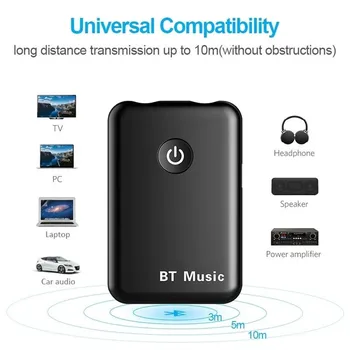 50Set Universal 2 in 1 Wireless Bluetooth 4.2 Receiver TV + Transmitter Stereo Music Audio Player 3.5mm Adapter Support C5R4
50Set Universal 2 in 1 Wireless Bluetooth 4.2 Receiver TV + Transmitter Stereo Music Audio Player 3.5mm Adapter Support C5R4