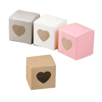 50 Pcs Love Heart Gift Box Candy Boxes Kraft Paper Heart Window Square Candy Storage Boxes Cupcake Boxes For Wedding Birthday
50 Pcs Love Heart Gift Box Candy Boxes Kraft Paper Heart Window Square Candy Storage Boxes Cupcake Boxes For Wedding Birthday