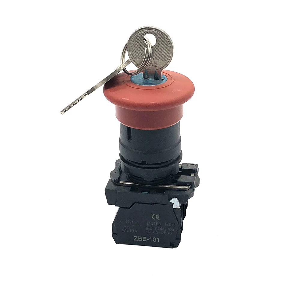 XB5-AS142 Mushroom Emergency Stop Bring Key Button Bring Key Urgent Stop It Button Rotating Reset
XB5-AS142 Mushroom Emergency Stop Bring Key Button Bring Key Urgent Stop It Button Rotating Reset