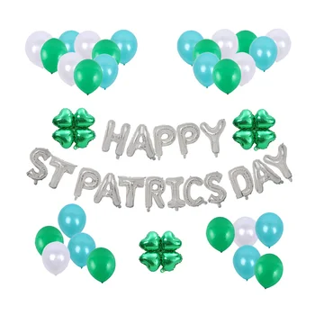 53pcs Saint Patricks Day Latex and Foil Balloons Kit Round Balloon Decor Happy Stpatricks Day Banner Photo Props (Silver)
53pcs Saint Patricks Day Latex and Foil Balloons Kit Round Balloon Decor Happy Stpatricks Day Banner Photo Props (Silver)