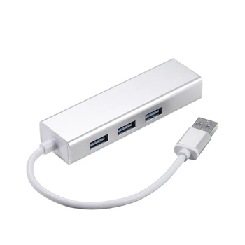 USB Hub 3.0 Type-C to Ethernet LAN RJ45 Network Card Adapter with USB3.0 Hub 3 Ports for Laptop
USB Hub 3.0 Type-C to Ethernet LAN RJ45 Network Card Adapter with USB3.0 Hub 3 Ports for Laptop
