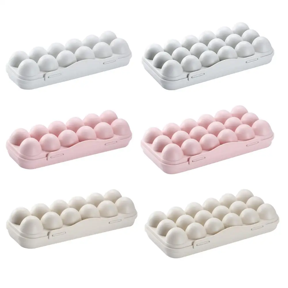 18 Compartments Snap Type Stackable Egg Holder With Lid Portable Kitchen Egg Storage Container With Compartment
18 Compartments Snap Type Stackable Egg Holder With Lid Portable Kitchen Egg Storage Container With Compartment