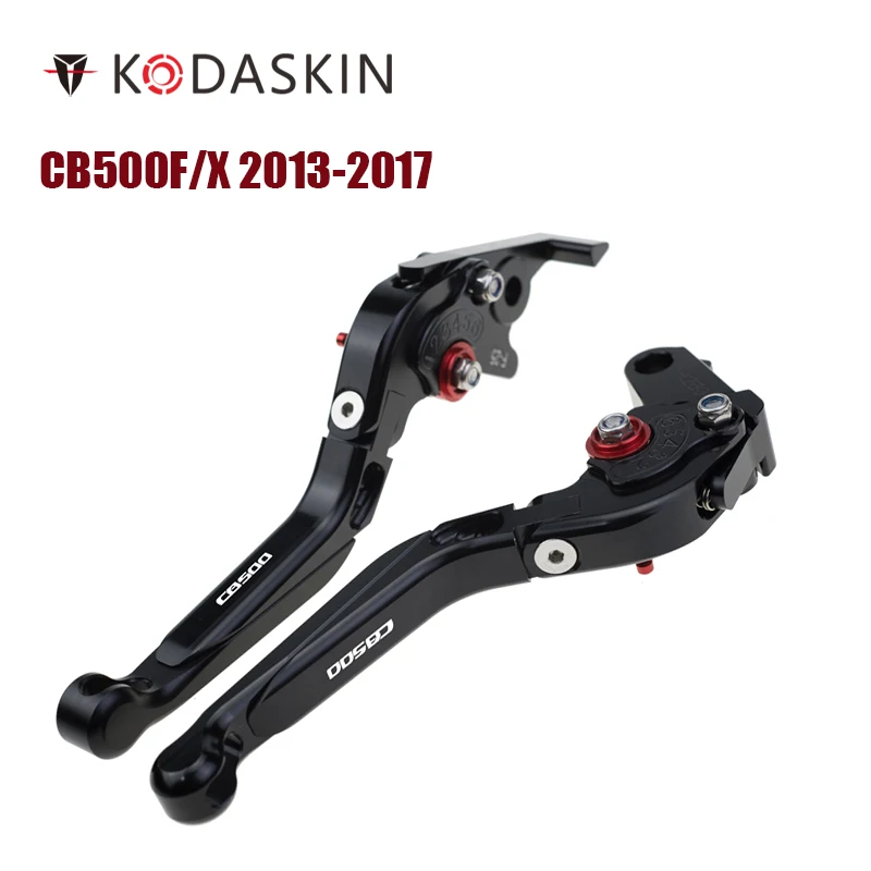 KODASKIN Left and Right Folding Extendable Brake Clutch Levers for Honda CB500F/X 2013-2017 
KODASKIN Left and Right Folding Extendable Brake Clutch Levers for Honda CB500F/X 2013-2017