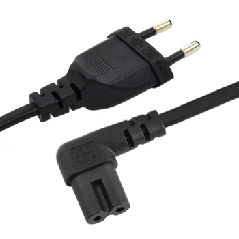 10pcs/lot Europe 2pin Male to 90 Degree Right Angled IEC 320 C7 Power Supply Cord cable 1.0m
10pcs/lot Europe 2pin Male to 90 Degree Right Angled IEC 320 C7 Power Supply Cord cable 1.0m